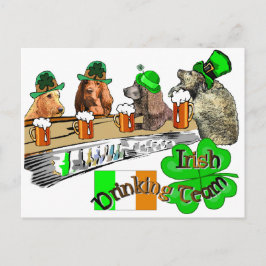 アイルランドの飲みチーム ポストカード
