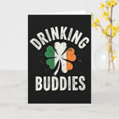 アイルランドの飲み友達カード カード (黄色い花)