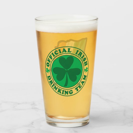 アイルランドの飲み誇りを持ったチーム – アイルランド タンブラーグラス (ドリンク正面)