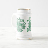 アイルランドの飲むチームギア ビールジョッキ (正面左)