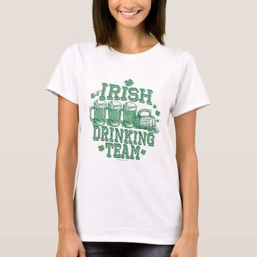 アイルランドの飲むチームギア Tシャツ (正面)