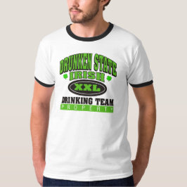アイルランドの飲むチーム酔った州 Tシャツ