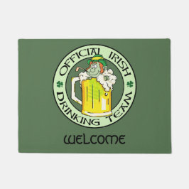 アイルランドの飲むチーム ドアマット