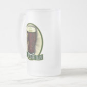 アイルランドの飲むチーム フロストグラスビールジョッキ (正面左)