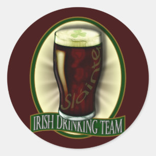 アイルランドの飲むチーム ラウンドシール