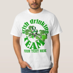 アイルランドの飲むチーム Tシャツ
