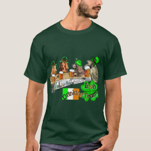 アイルランドの飲むチーム Tシャツ