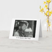 アイルランドの飲むトースト カード (黄色い花)