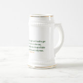 アイルランドの飲む発言2 -ステインかマグ ビールジョッキ (正面右)