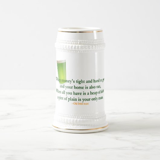 アイルランドの飲む発言2 -ステインかマグ ビールジョッキ (中央)