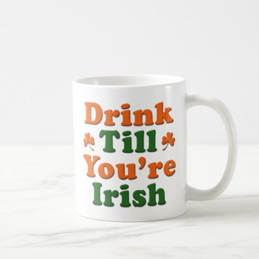 アイルランドの飲酒に関する諺 コーヒーマグカップ (右)