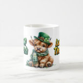 アイルランドの高地の牛の運 コーヒーマグカップ (中央)
