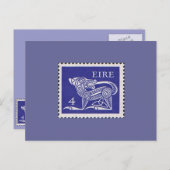 アイルランドの1971年10月切手 ポストカード (正面/裏面)