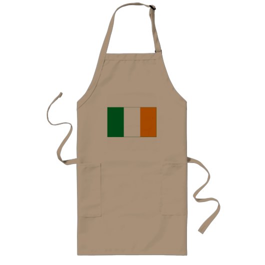 アイルランドの(軽い)エプロン ロングエプロン (正面)