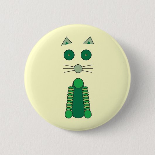 アイルランドのCAT Tシャツ 缶バッジ (正面)