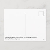 アイルランドのCIEヴィンテージ バスツアー シーズンポストカード (裏面)