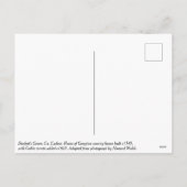 アイルランドのCo. CarlowにあるDuckett's Grove Mansion Restes シーズンポストカード (裏面)