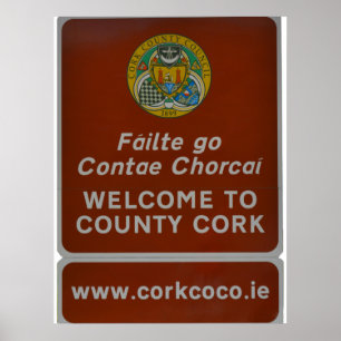アイルランドのCounty Corkへようこそ ポスター