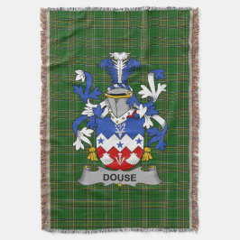 アイルランドのDouseまたはDowse家の紋章・家系図 アイリッシュ スローブランケット