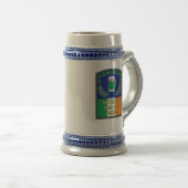 アイルランドのFeerビール無し ビールジョッキ (正面右)