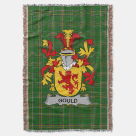アイルランドのGould Coat of Arms ファミリークレスト アイルランド スローブランケット