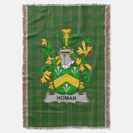 アイルランドのHomanまたはHowman家の紋章・ファミリークレスト I スローブランケット