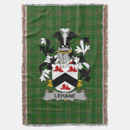 アイルランドのLehaneまたはO_Lehaneの紋章ファミリークレスト スローブランケット