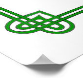 アイルランドはケルト語のデザインプリントまたはポスターで願う ポスター (角)