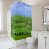 アイルランドはシャワー・カーテンを牧草を食べます シャワーカーテン (インサイチュ)