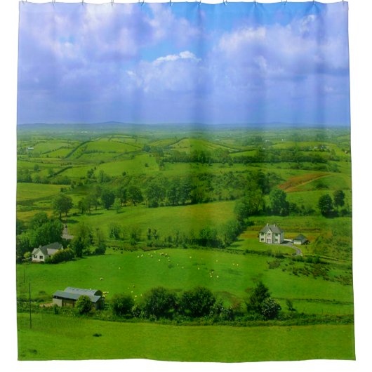 アイルランドはシャワー・カーテンを牧草を食べます シャワーカーテン (正面)