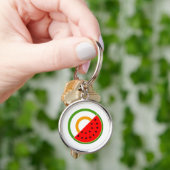 アイルランドはパレスチナと共に立つ – スイカ キーホルダー (手)