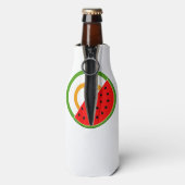 アイルランドはパレスチナと共に立つ – スイカ ボトルクーラー (ボトル裏面)