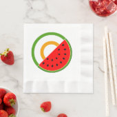 アイルランドはパレスチナと共に立つ – スイカ 縁ありランチョンナプキン (インサイチュ)