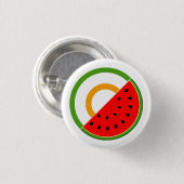 アイルランドはパレスチナと共に立つ – スイカ 缶バッジ (正面&裏面)
