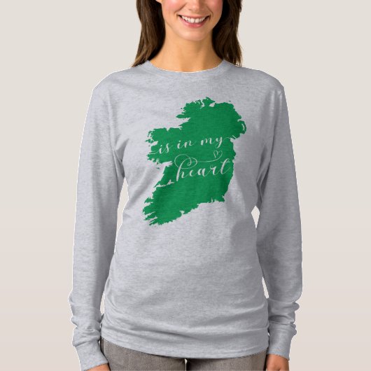 アイルランドは私のハート Tシャツ (正面)
