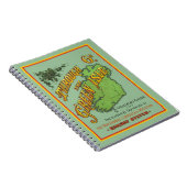 アイルランドへのヴィンテージ旅行鉄道観光ガイド ノートブック (右側)