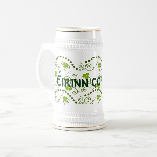 アイルランドよ永遠に! Éirinn go Brách ビールジョッキ (正面左)