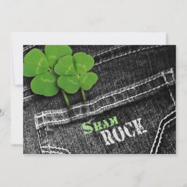 アイルランドを食べ、飲み、楽しむセントパトリックデーパーティー 招待状