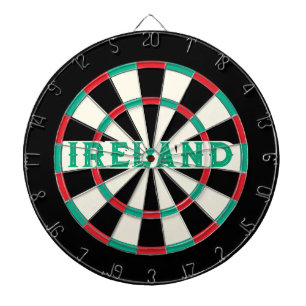 アイルランドアイリッシュオールドクラシックデザイングリーン文字 ダーツボード