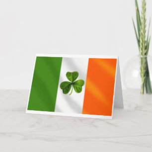 アイルランドアイルランドクローバーアイール国旗ギア カード