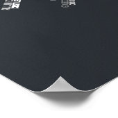 アイルランドアイレシティ文字の地図 ポスター (角)