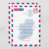 アイルランドエアメ結婚ール 招待状 (正面/裏面)