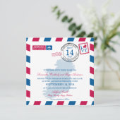 アイルランドエアメ結婚ール 招待状 (スタンド正面)