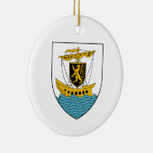 アイルランドカウンティゴールウェイクリスマスオーナメント セラミックオーナメント (右)