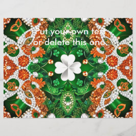 アイルランドカラーズ付きフライヤーデザイン チラシ