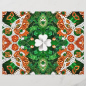 アイルランドカラーズ付きフライヤーデザイン チラシ (裏面)