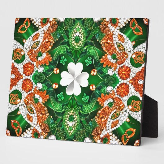 アイルランドカラー付きプラークモダンデザイン フォトプラーク (側面)