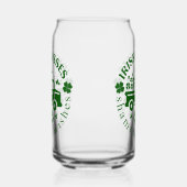 アイルランドキストラックとクローバー聖パトリックスの日 ガラス缶 (左)