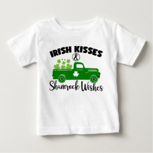 アイルランドキス&シャームロックウィッシュ ベビーTシャツ