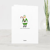 アイルランドクリスマスグリーティングホリデーカード シーズンカード (裏面)